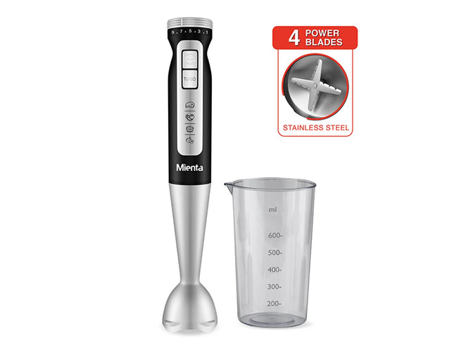 Mienta Hand Blender, Turbo, 1000W  • HB111338A