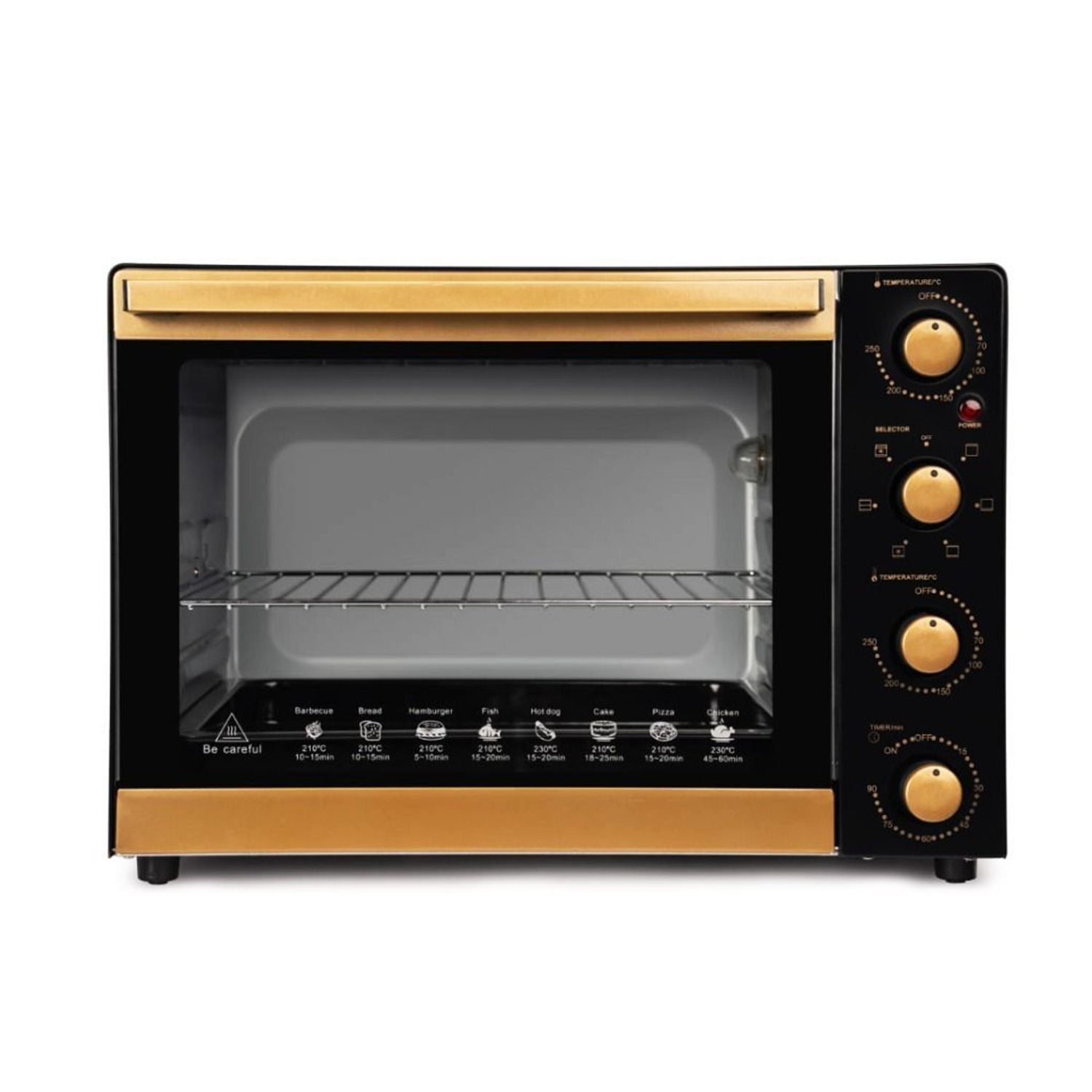 Fresh Gold  Electric Oven, 65 liter, • (Grill and Fan)