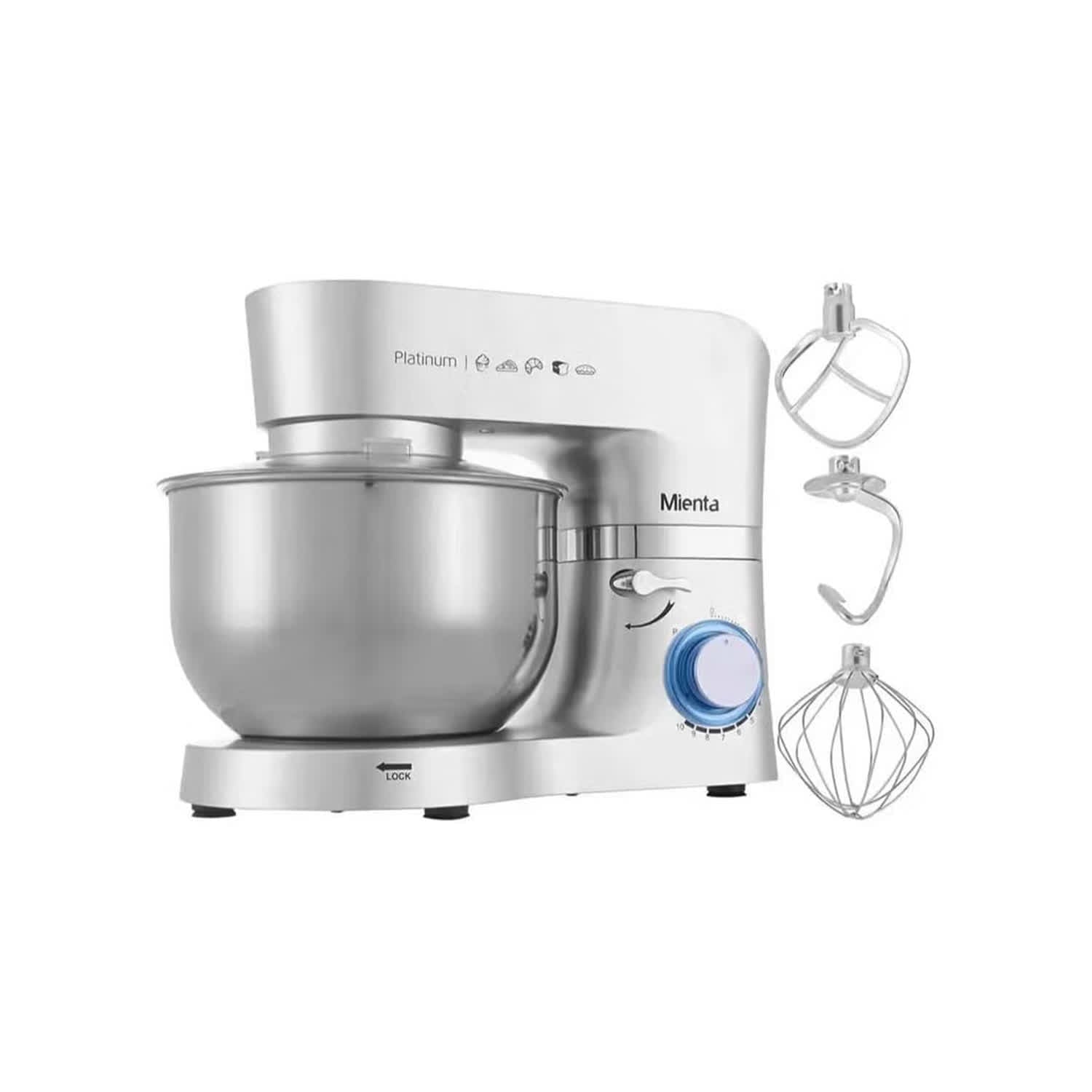 Mienta Stand Mixer 10 Liter Silver - KM38432A