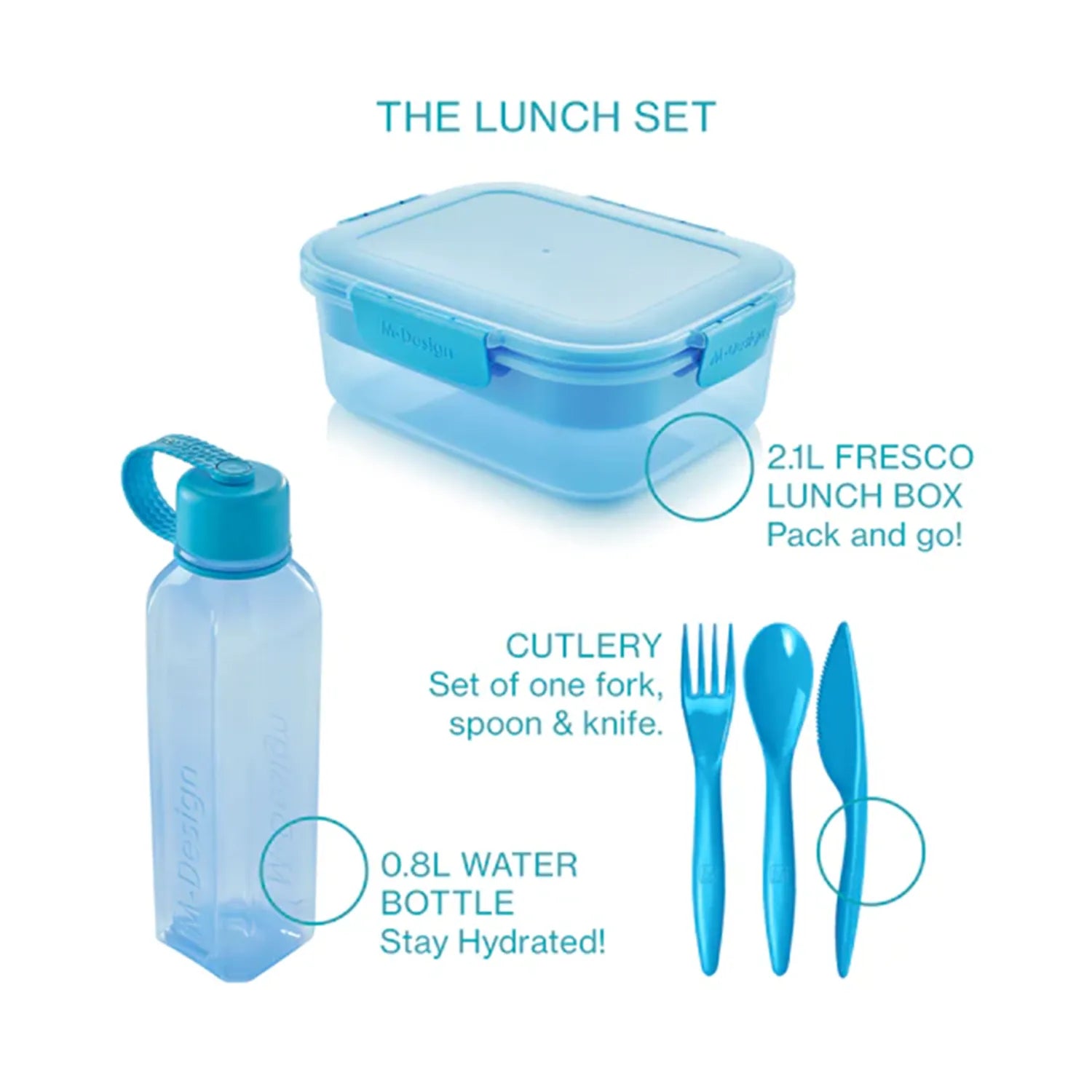 2.1 Lunch Set + Free Matching Mug