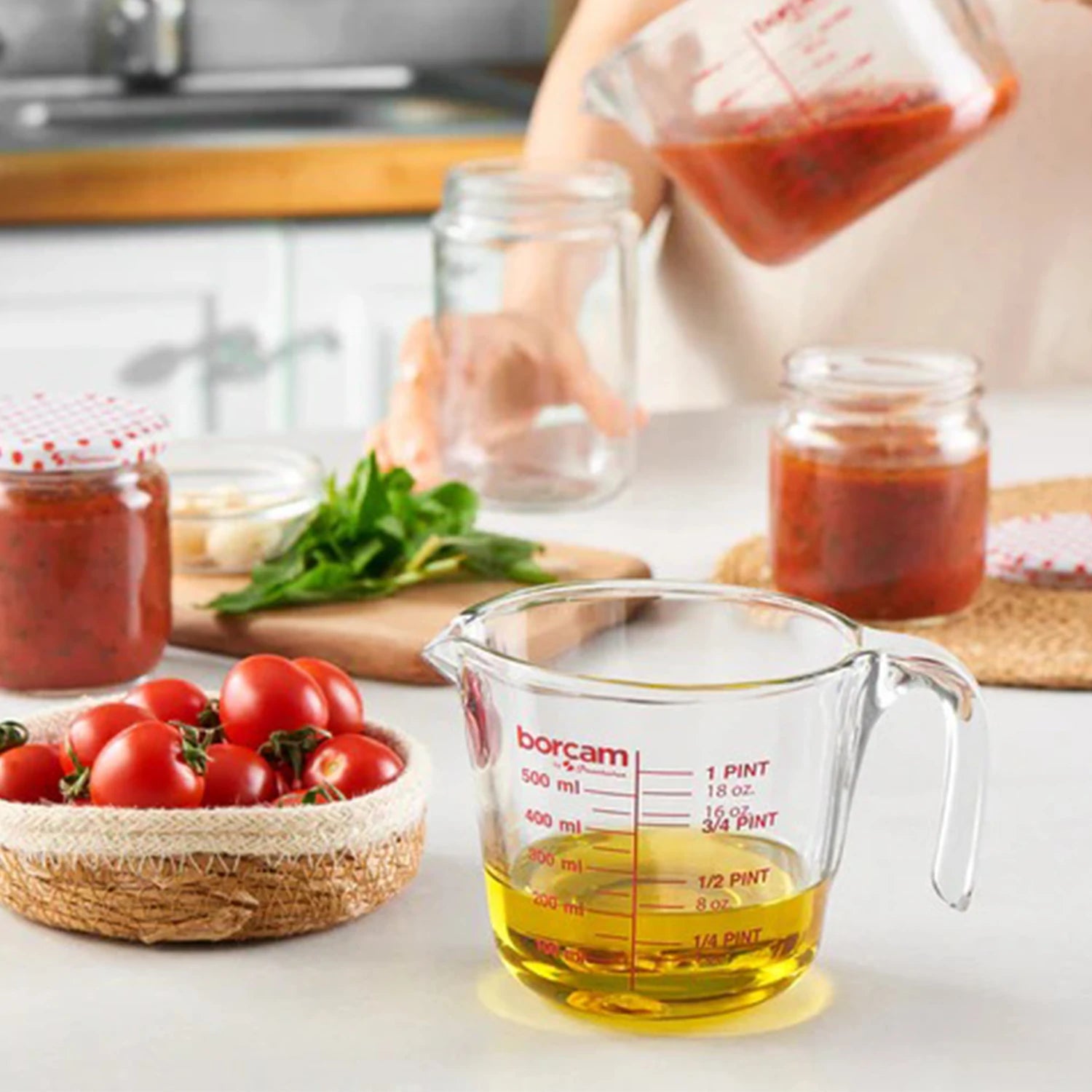 Borcam Mix & Prep Measuring Cup, 1L