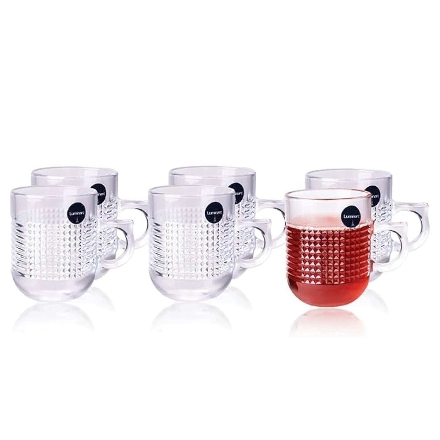 Luminarc Pop Diva Mug Set, 6 Pcs