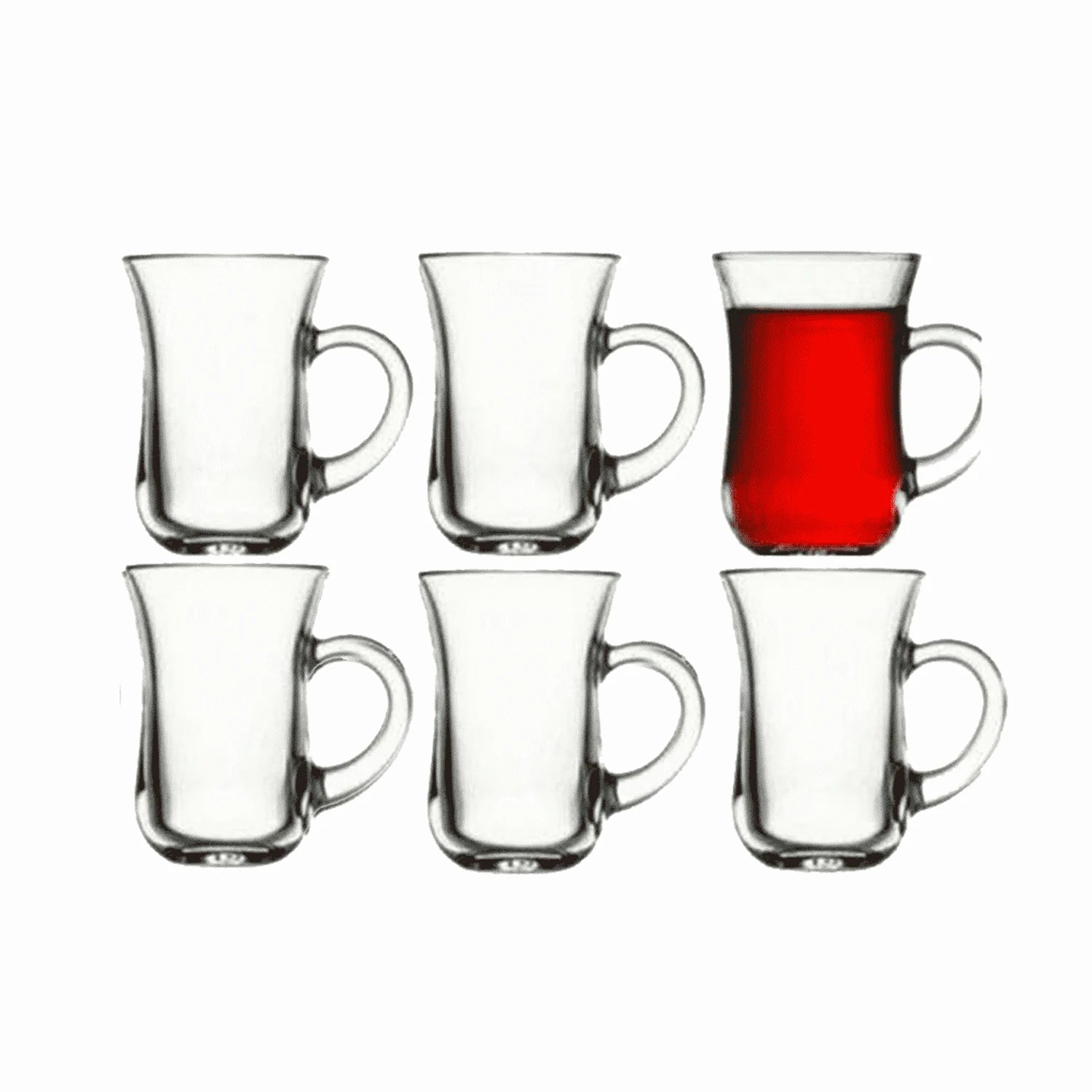 Pasabahce Keyif Tea Set, 6 pieces