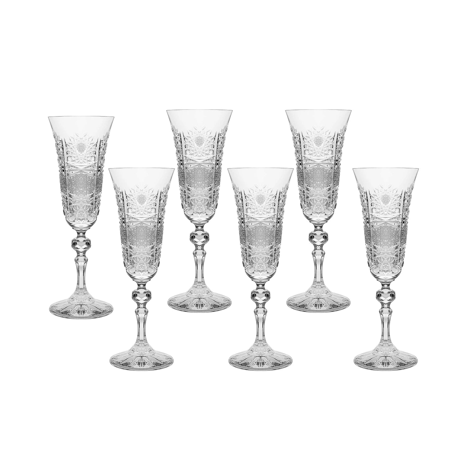 Bohemia Laura Glass Set, Drilled500, 6 pcs