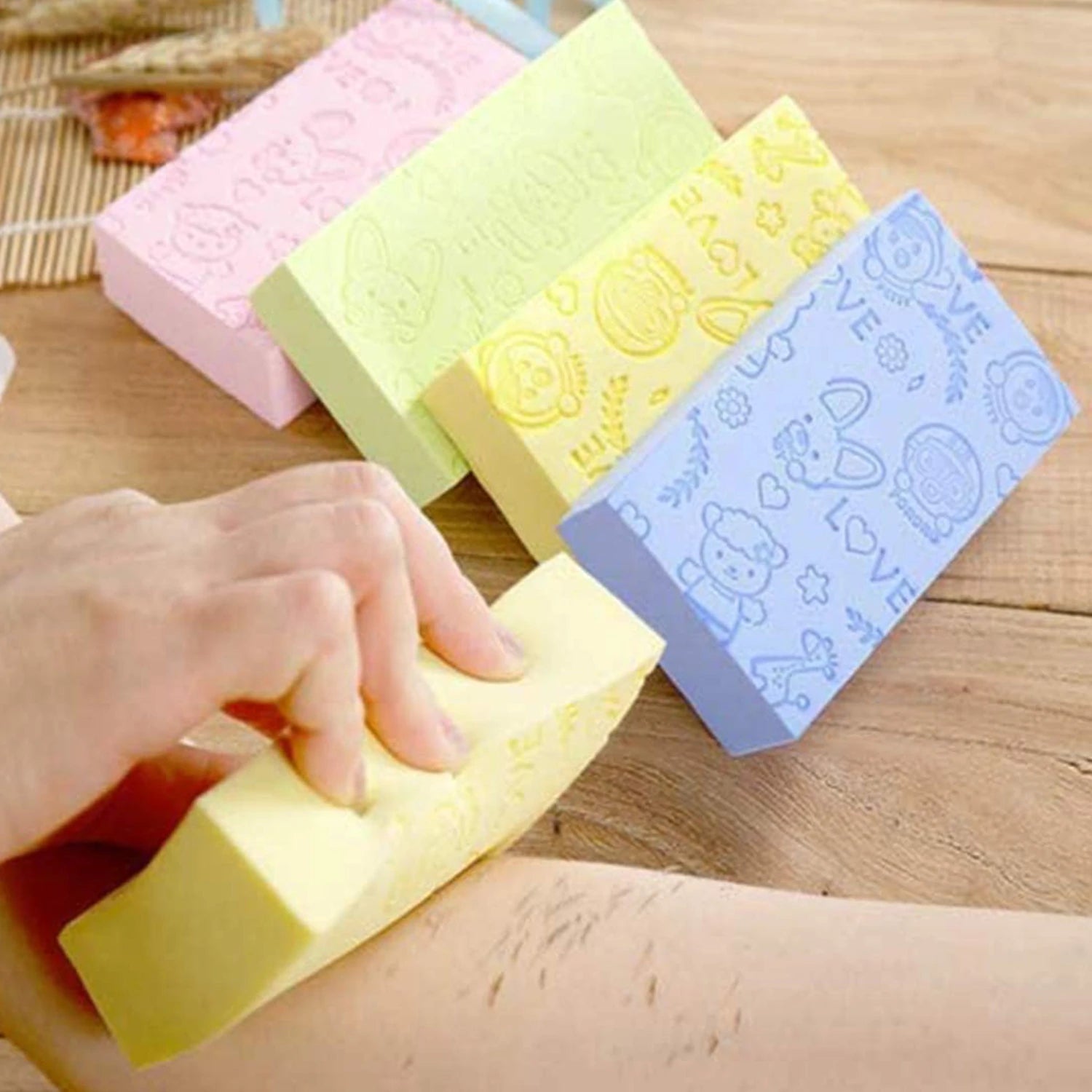 Sponge to remove dead skin