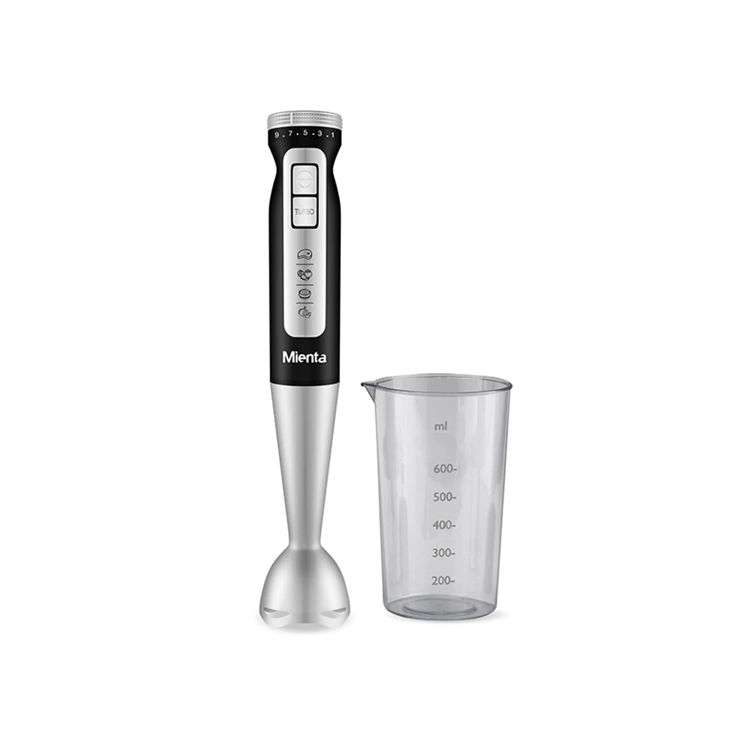 Mienta Hand Blender, Turbo, 1000W  • HB111338A