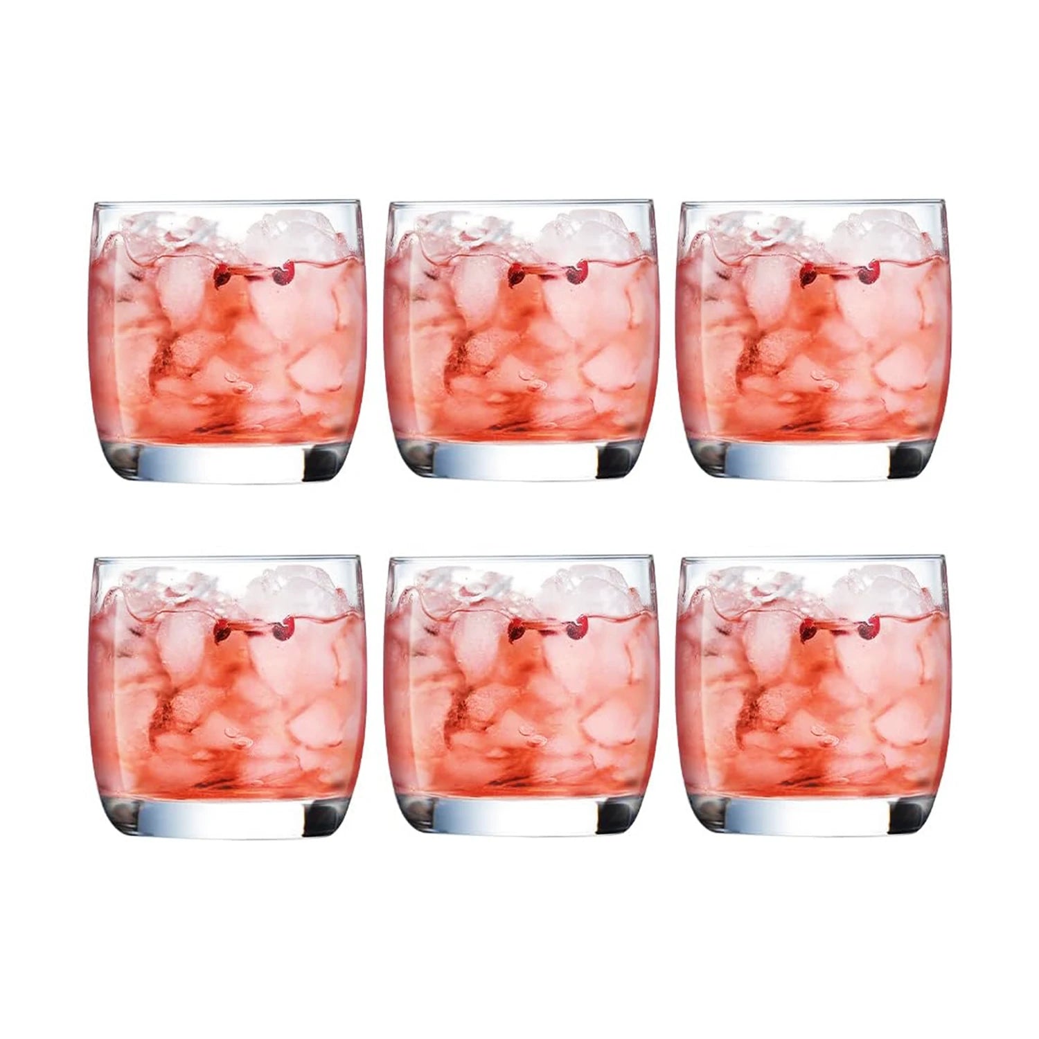 Luminarc Pearl Vigne Old Fashion Tumbler Glass, 6 pieces