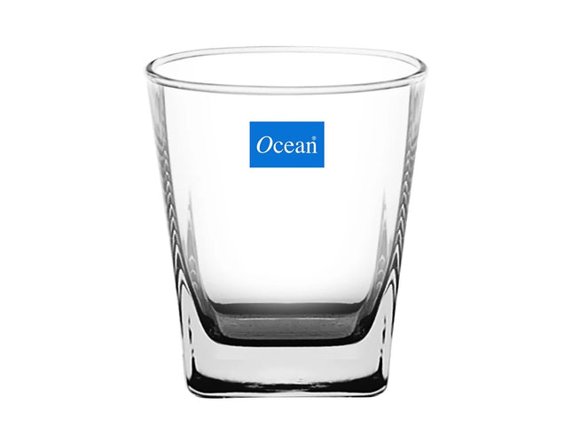 Ocean Plaza Rock Glass Cup Set, 6 pieces