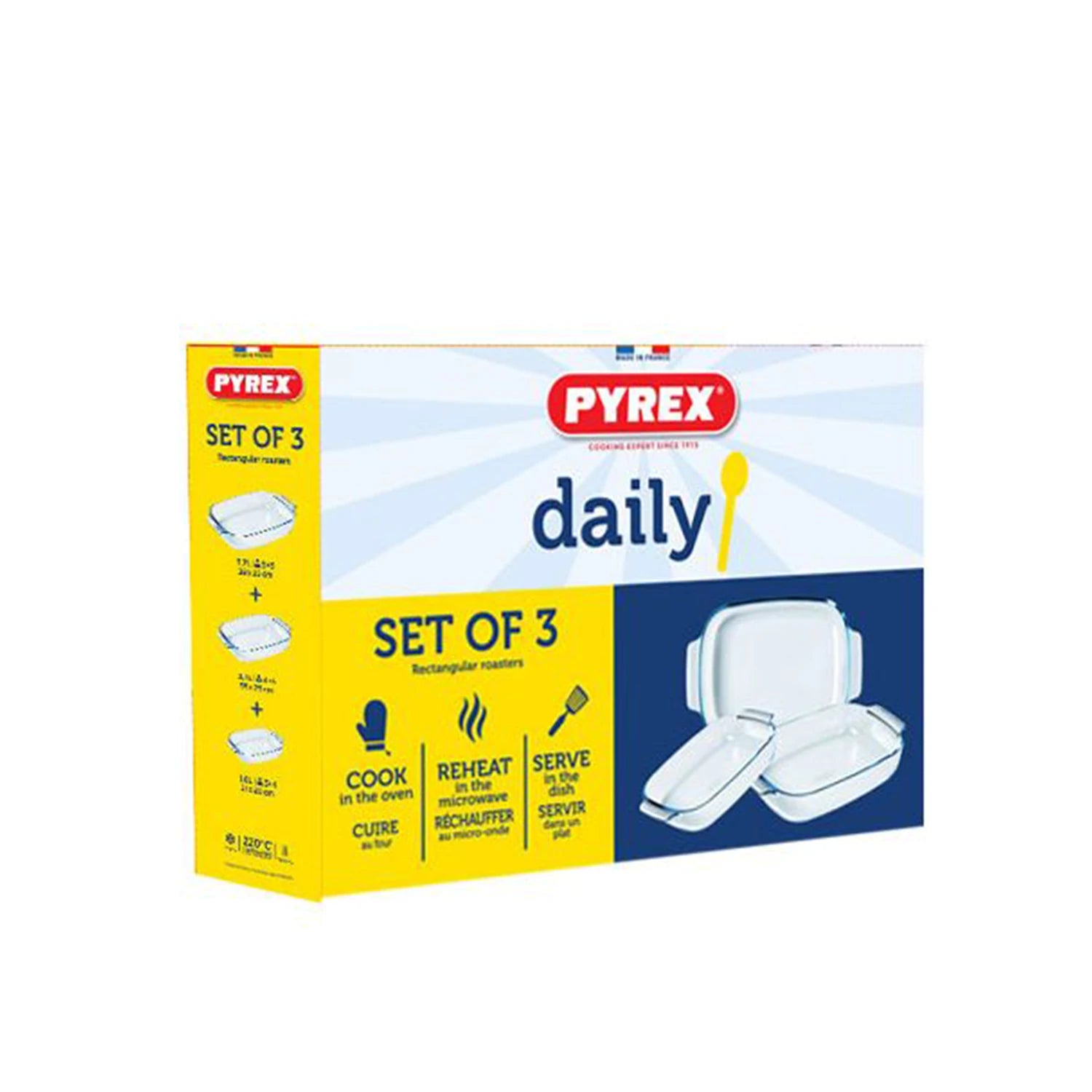 Pyrex Daily Set, 3pcs