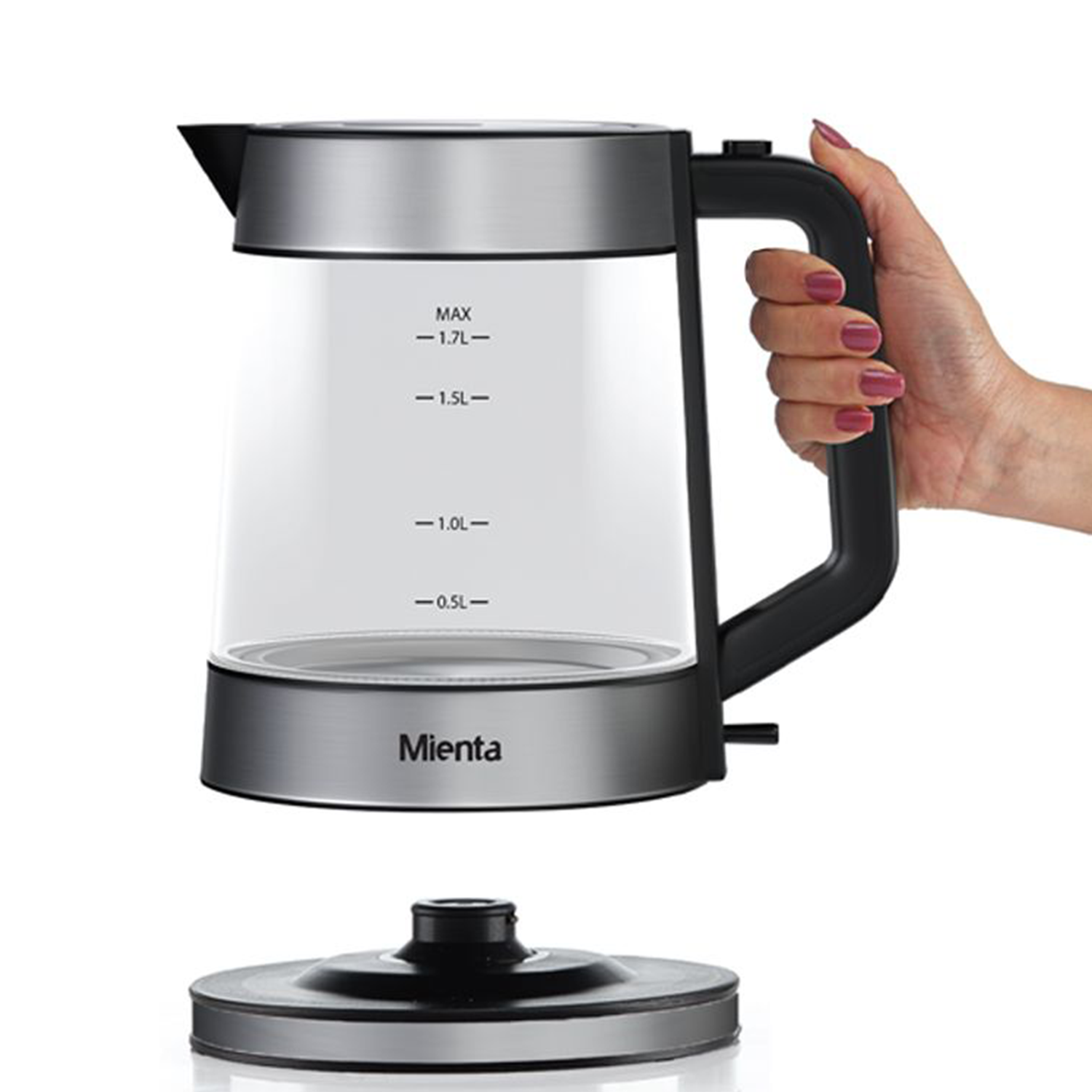 Mienta  Electric Kettle, 2200 Watt, • EK201837A