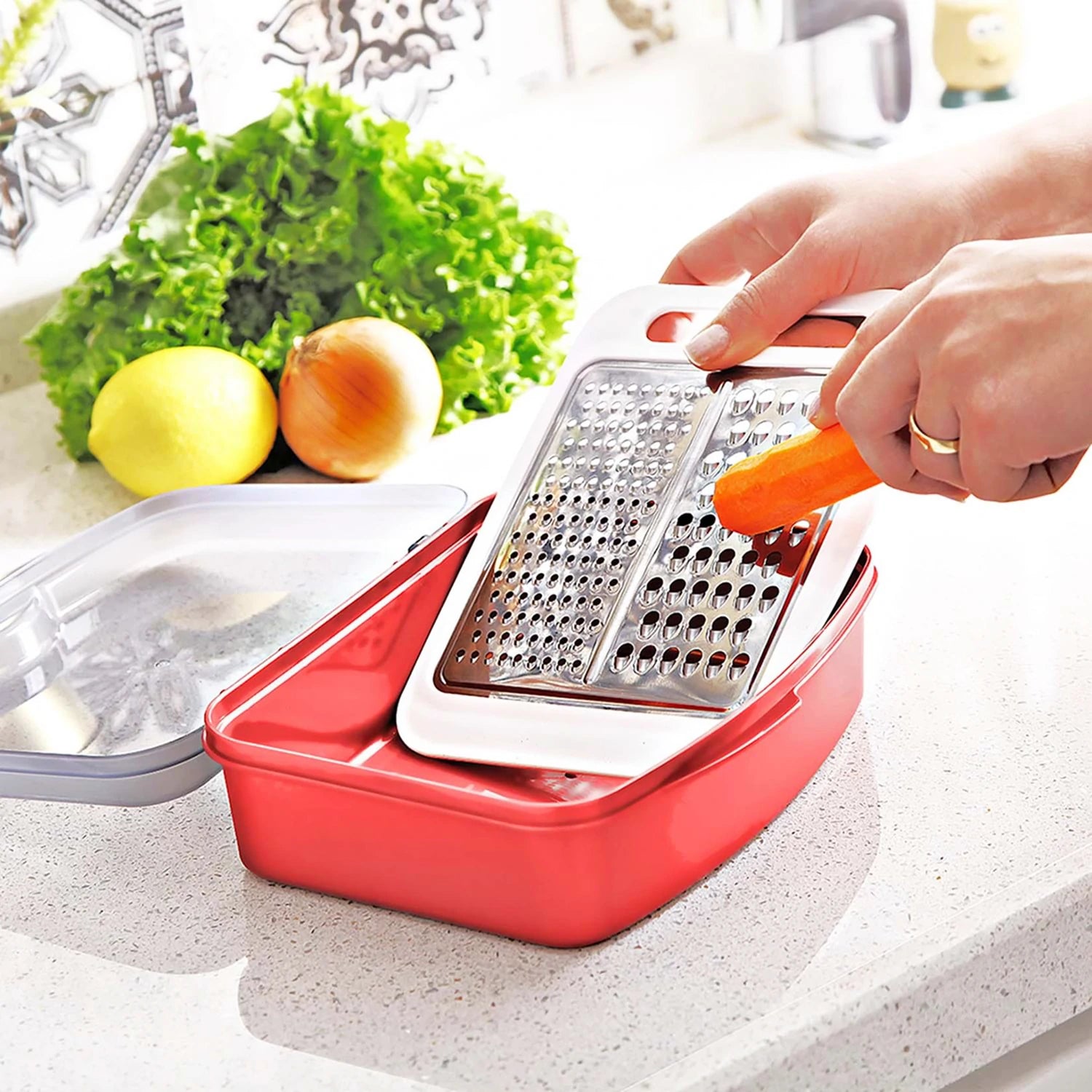 Grater With  Cover