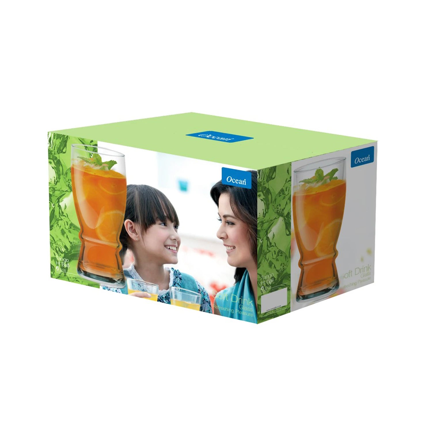 Ocean Hansa Hi Ball Juice Glass, 6 pieces, 375ml