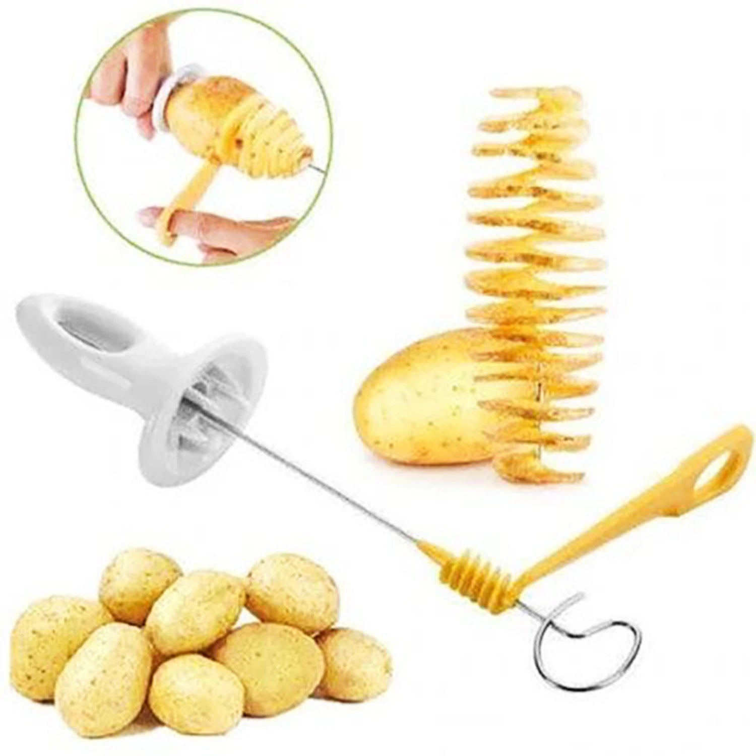 Spiral Potato Cutter, 4 pcs