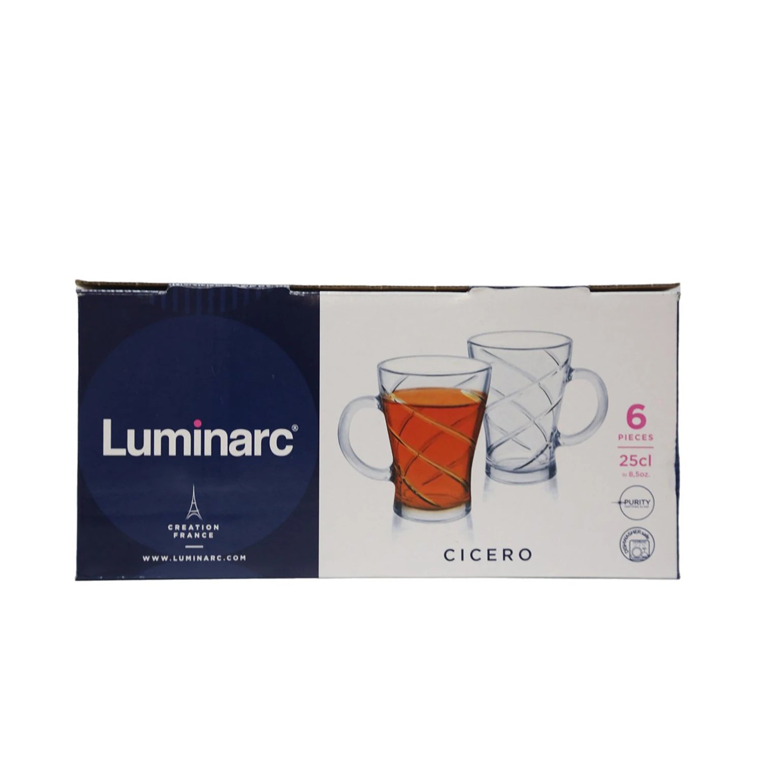 Luminarc Cicero Mug Set, 6 Pcs