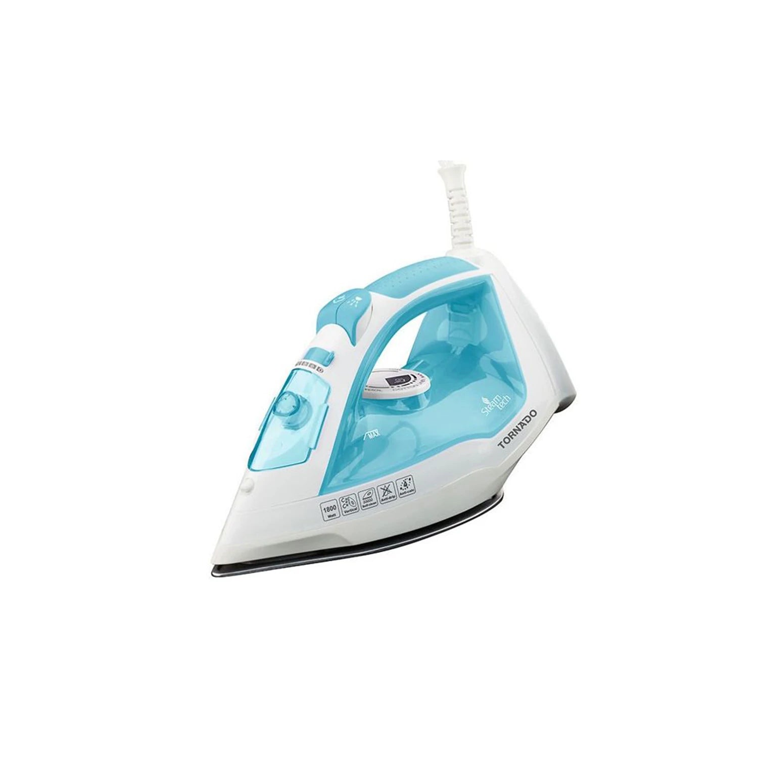 TORNADO Steam Iron, 1800 Watt