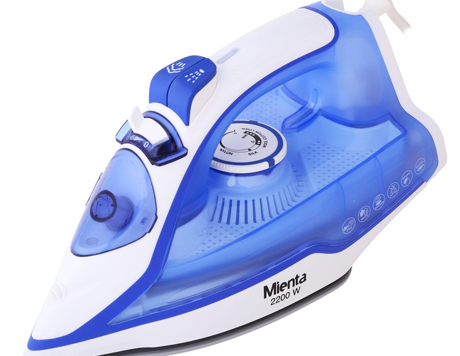 Mienta Steam Iron, 2200 Watt, • SI181438A