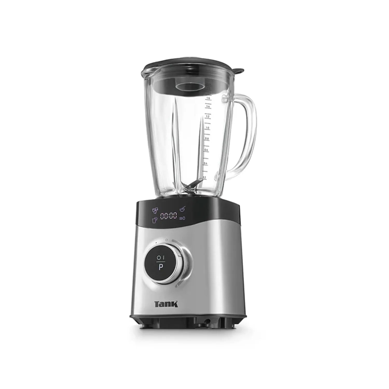 Tank Smart Blender, 1.8L Glass Jug, with Digital Display Panel, 4 Preset Programs, 1500 Watts, YB-S09 , 2 Year Warranty