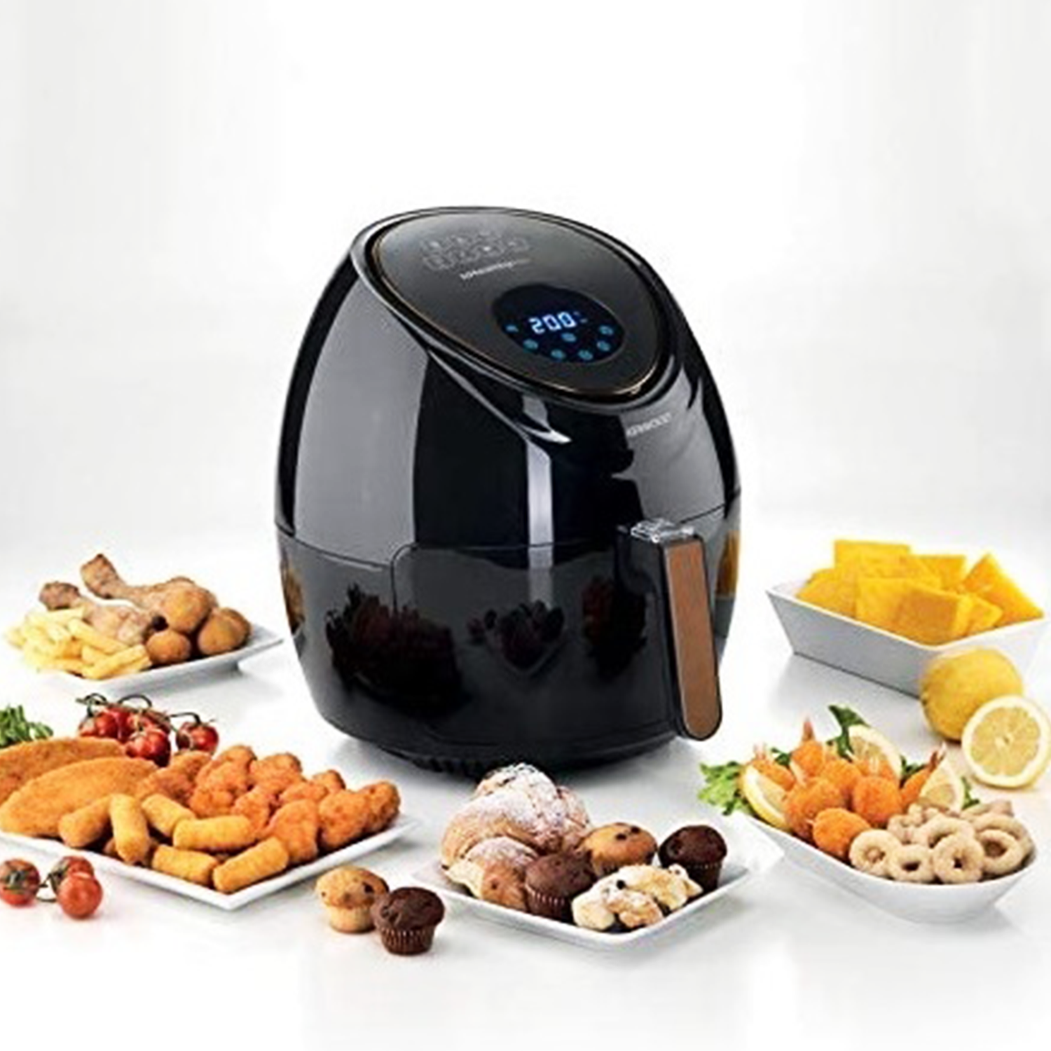 Kenwood Air Fryer, 5.5 Liter, 1800 Watt, Black - HFP50.000BK