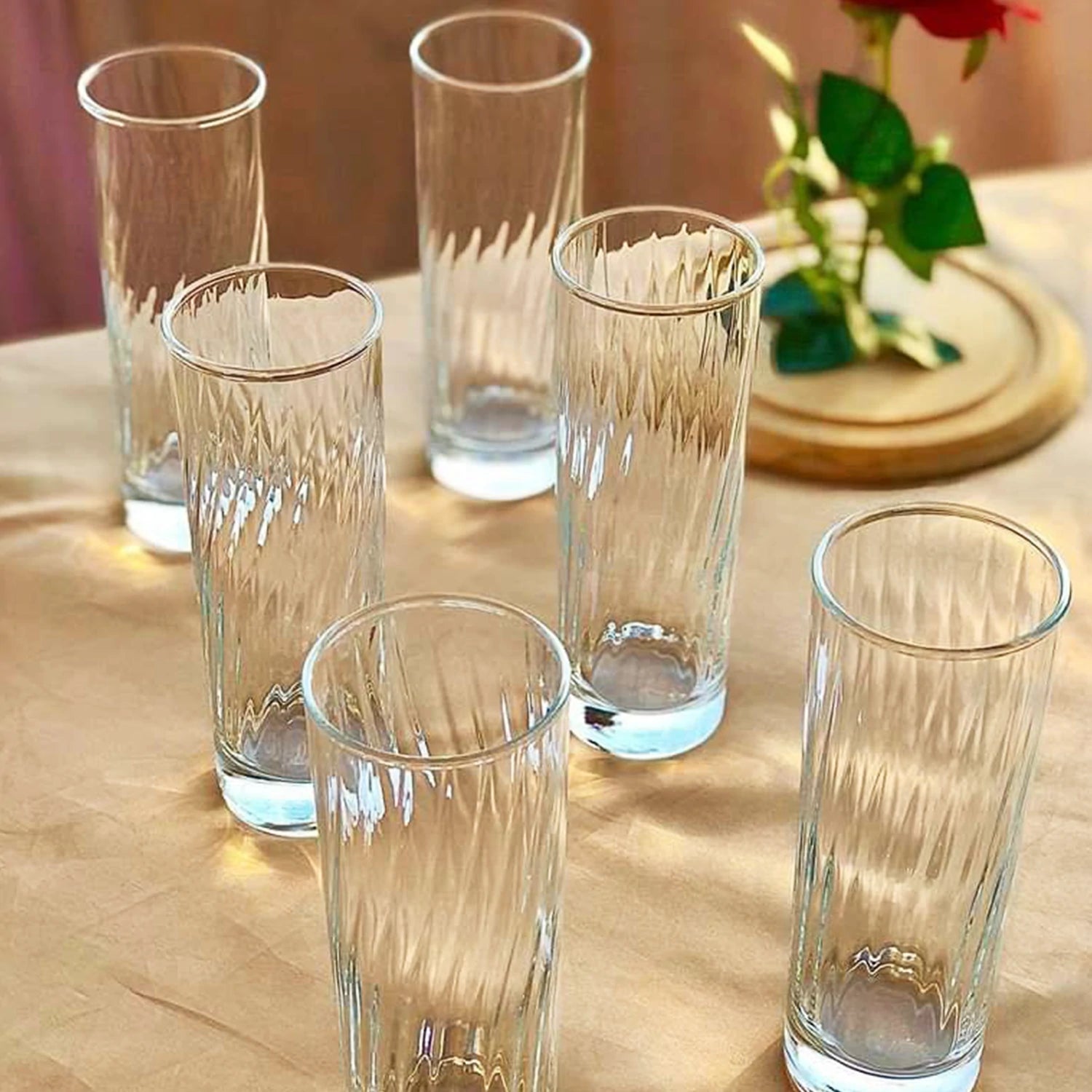 Pasabahce Hi Ball Glass "Optic Side", 6 pieces