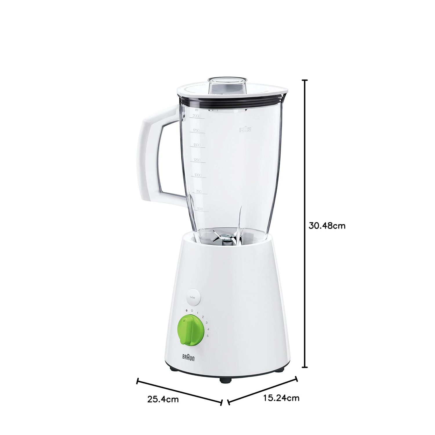 Braun Blender, 800 Watt,• JB 3010 WH