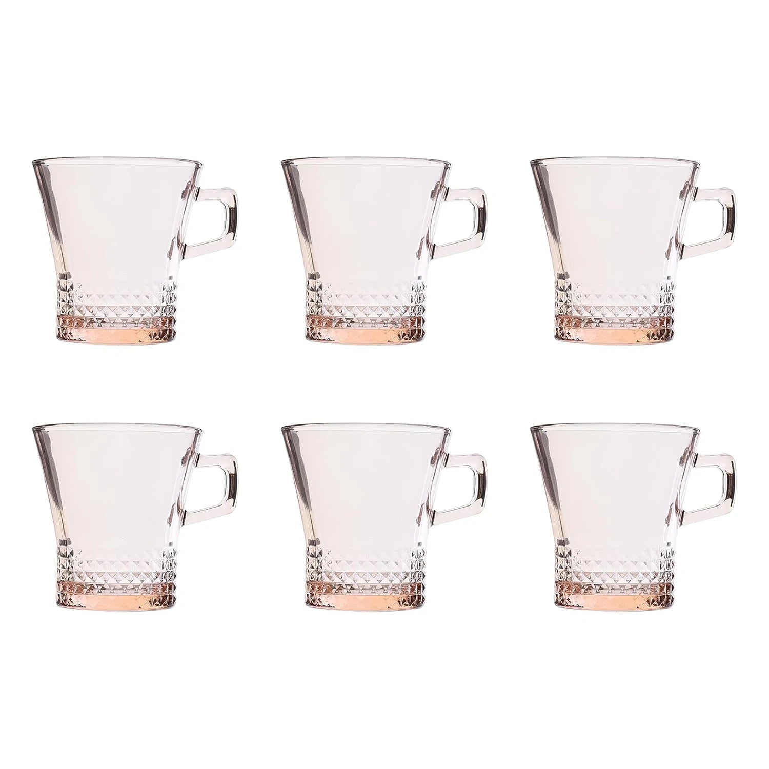 Pasabahce Kuvars Mug Set, 6 Pcs