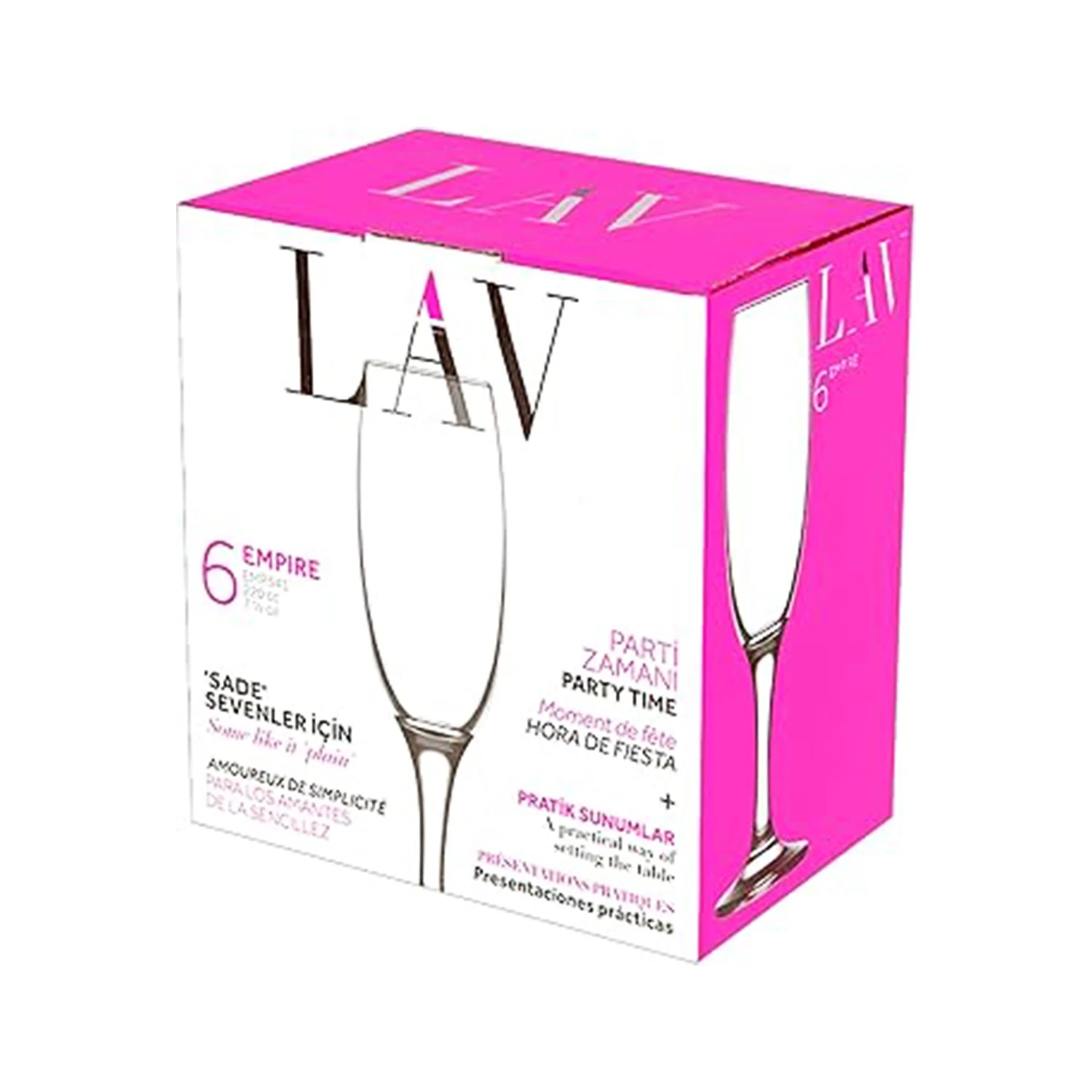 Lav Venue Fluet Cup Set, 6 pcs