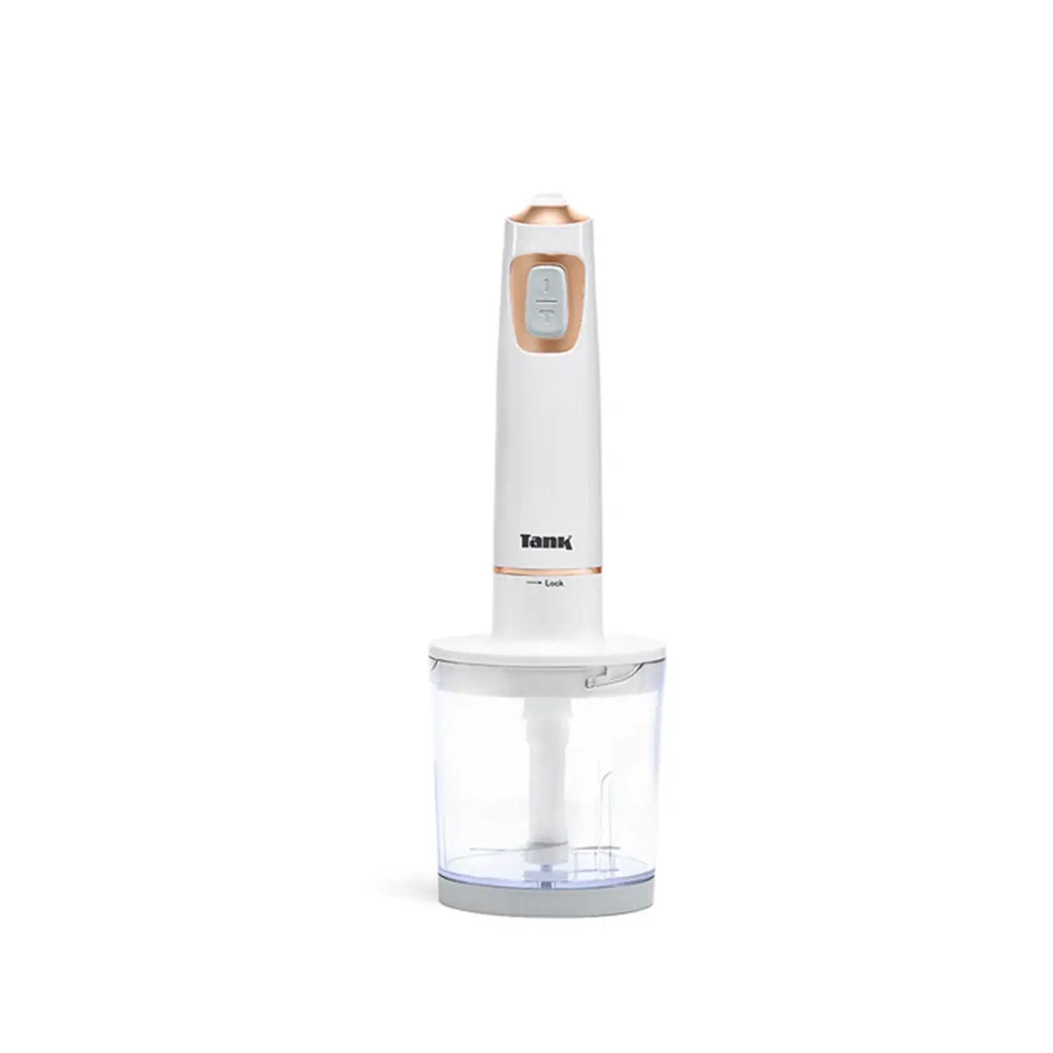 Tank Hand Blender All in One, 5 Speed Control + Turbo, 600 Watts, White, CM-6003-1, 2 Year warranty