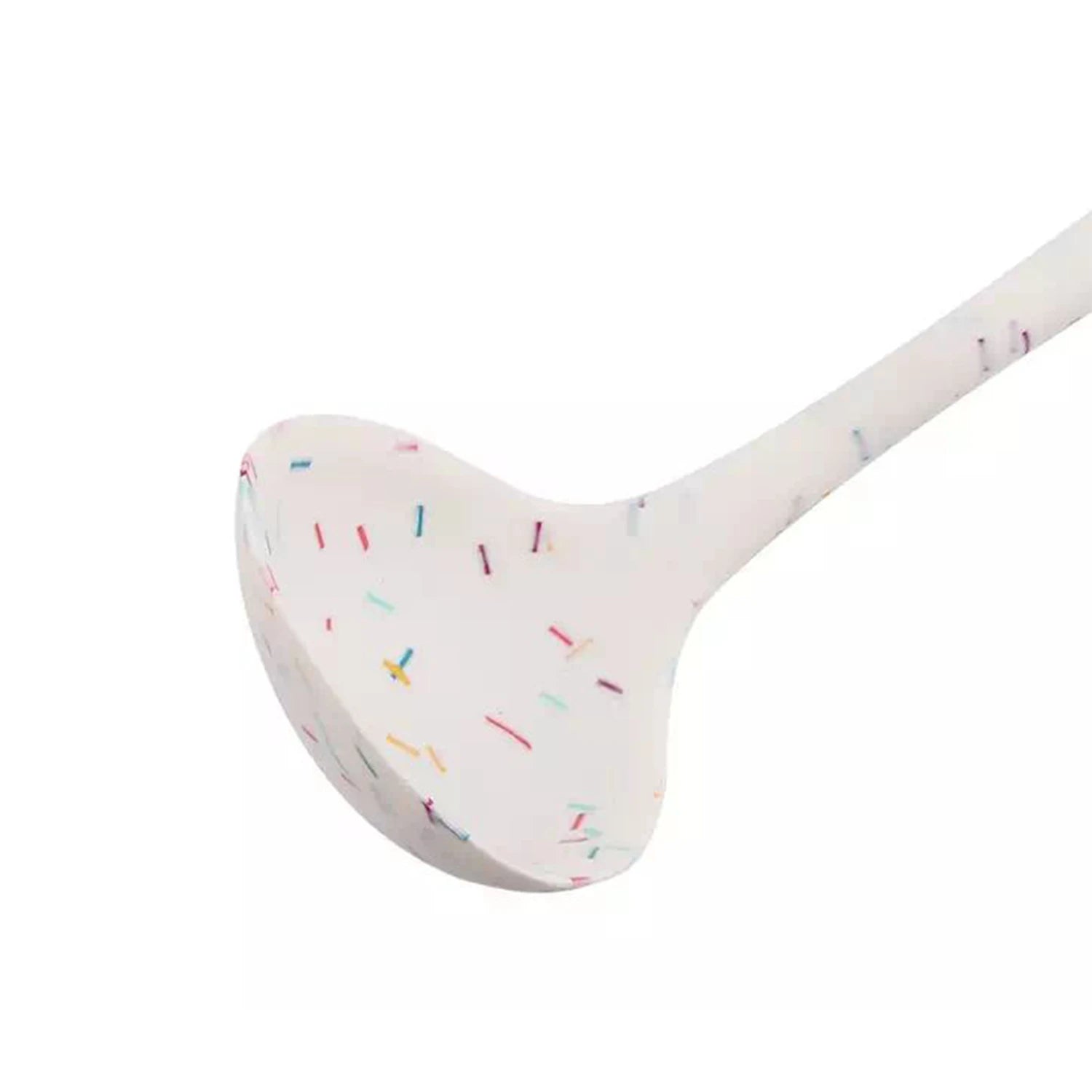 Silicon Skimmer With Handle Sprinkles Design For Kitchen