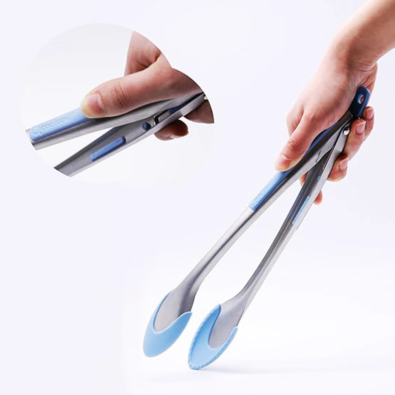 Silicone Tongs Stainless Steel