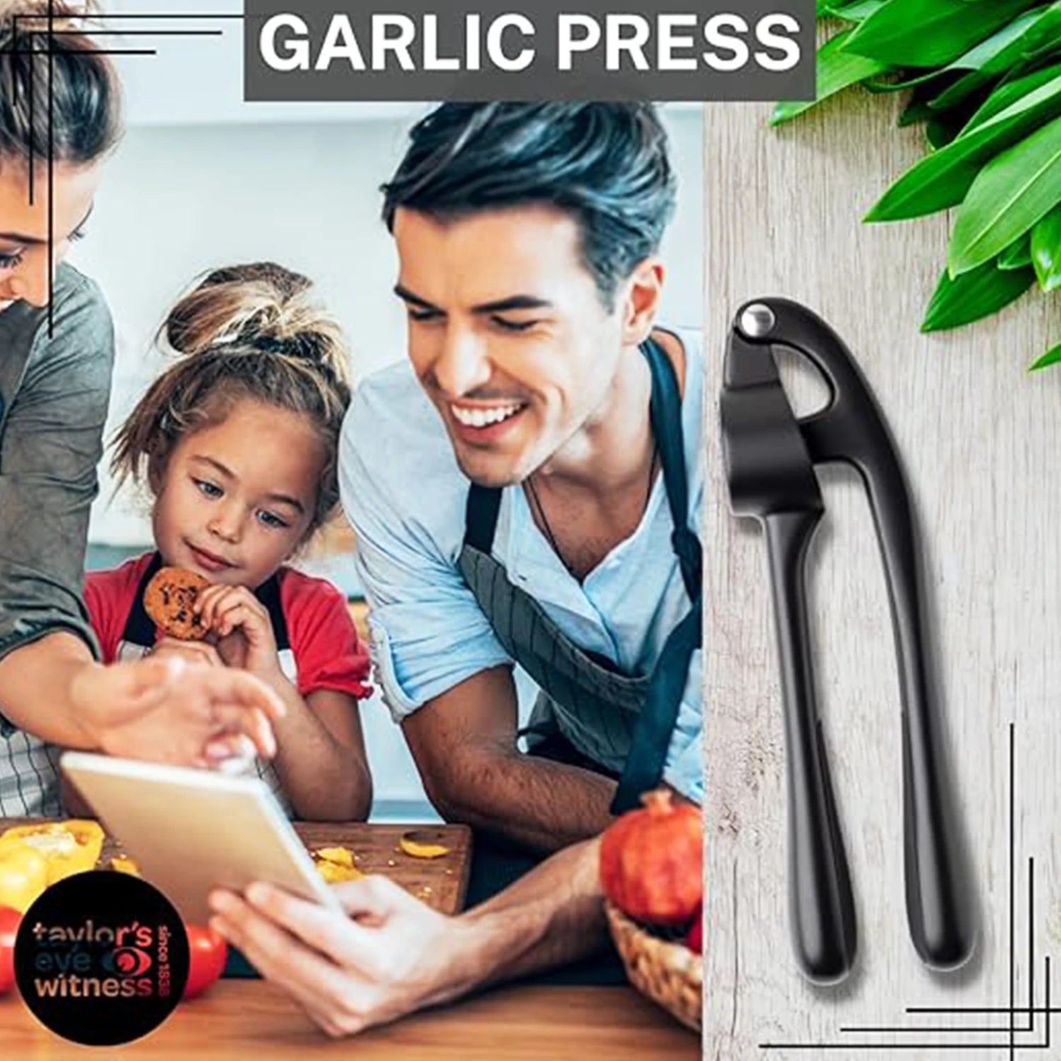 Duty metal Garlic Press