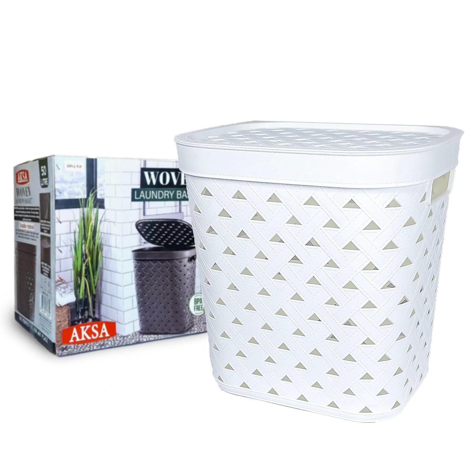 Aksa Laundry Basket Woven