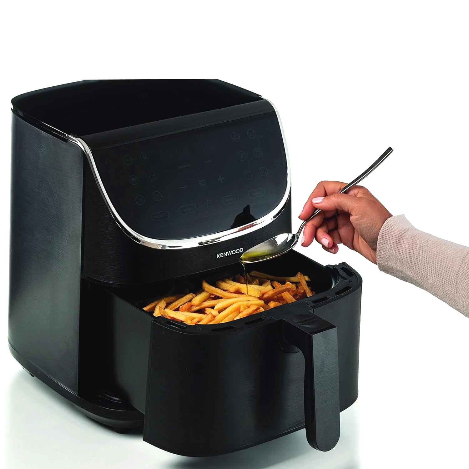 Kenwood Air Fryer, 7 Liters, 1800 Watt, Black • HFP80.000BK