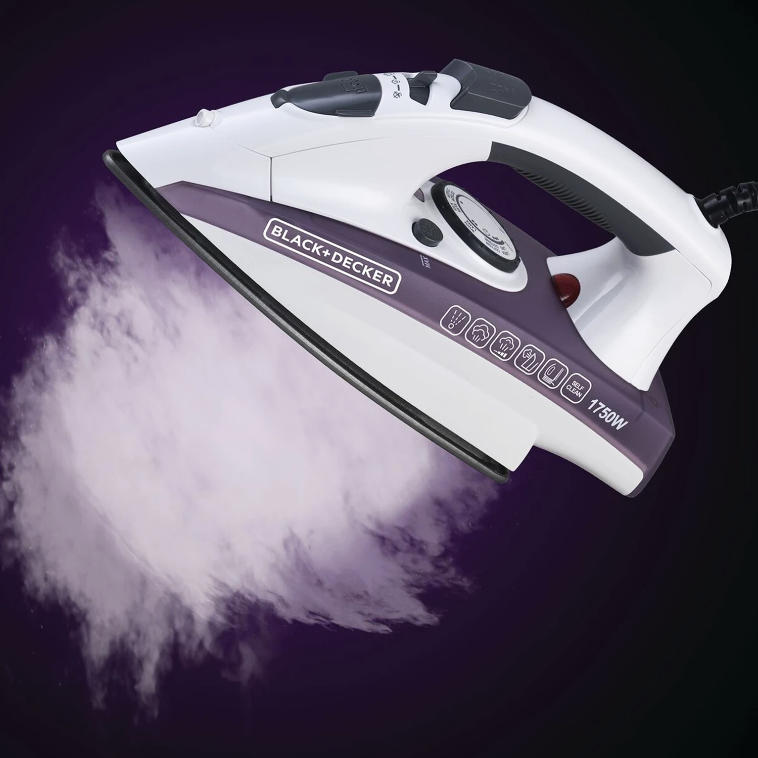 Black & Decker Steam Iron, 1750  Watt, • X1750