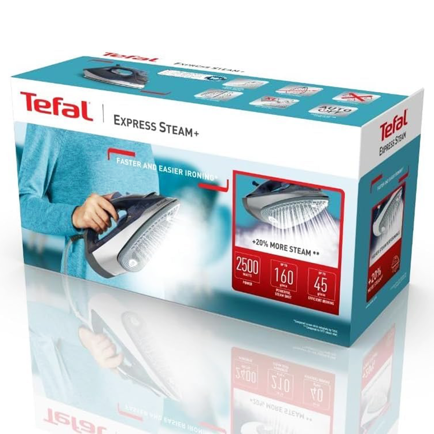 Tefal  Steam Iron, 2400  Watt, • FV2844E2