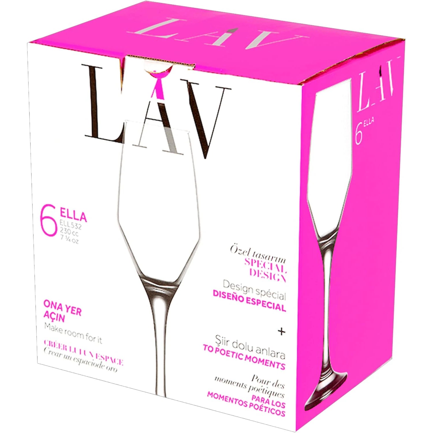 Lav Ella Cup Set, 6 pcs