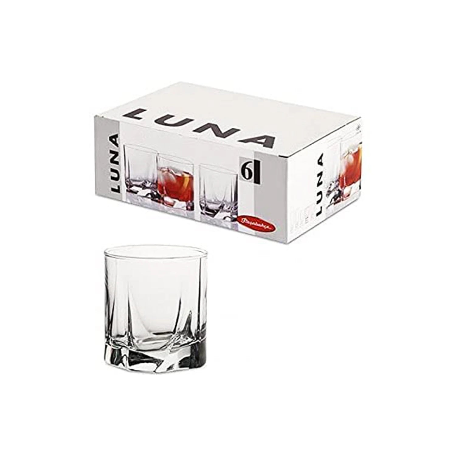 Pasabahce Luna Cup Set, 6 pieces