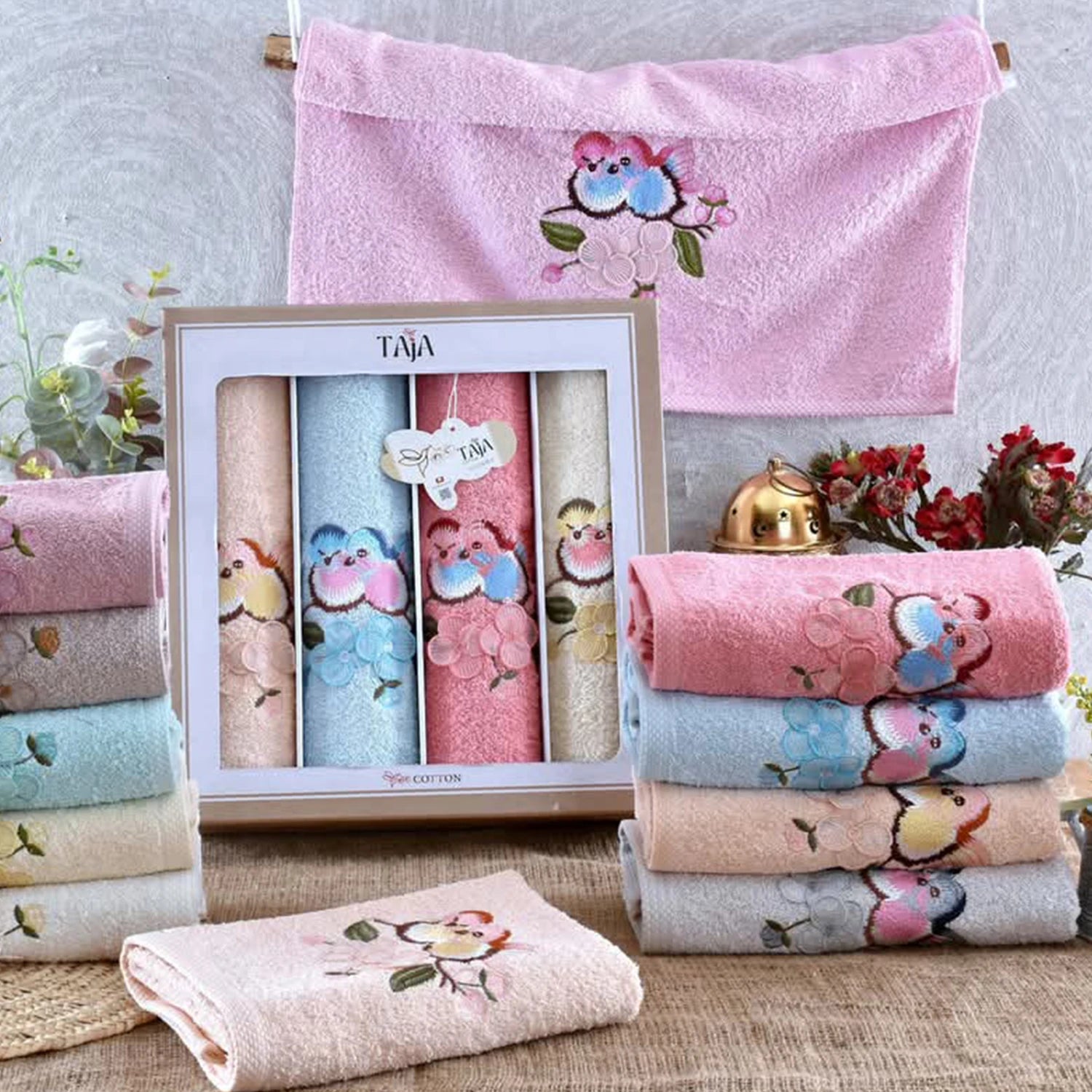 Towel Set, 4 Pieces