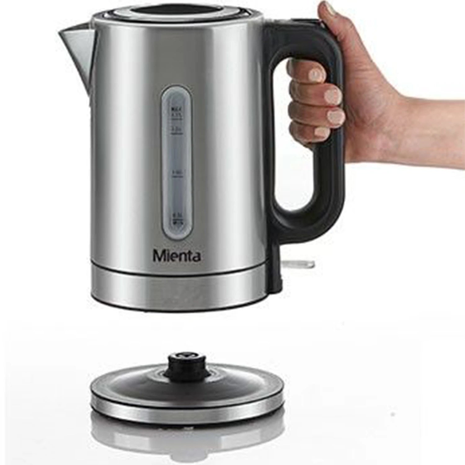 Mienta Stainless Electric Kettle, 1.7 Liter, 2150 Watt