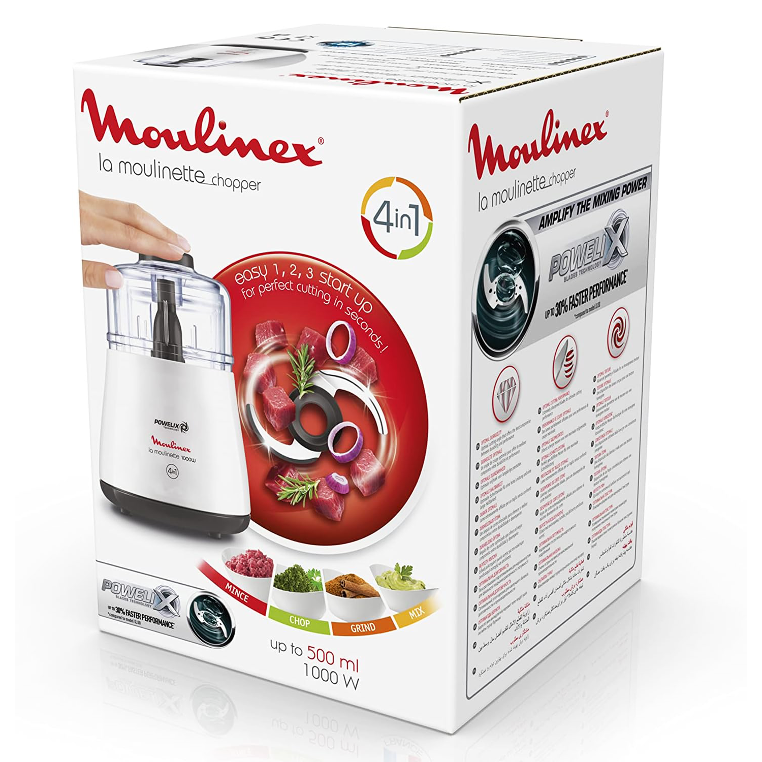 Moulinex Chopper, 500 Watt, • AT7151EG