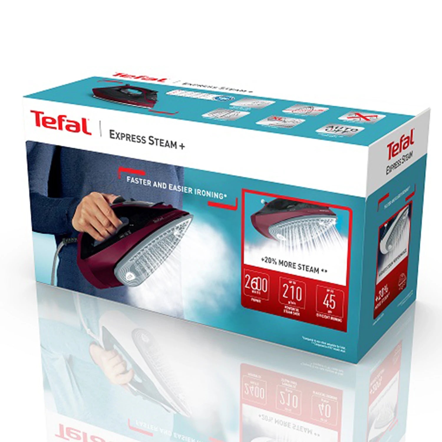 Tefal  Steam Iron, 2600  Watt, • FV2869E2