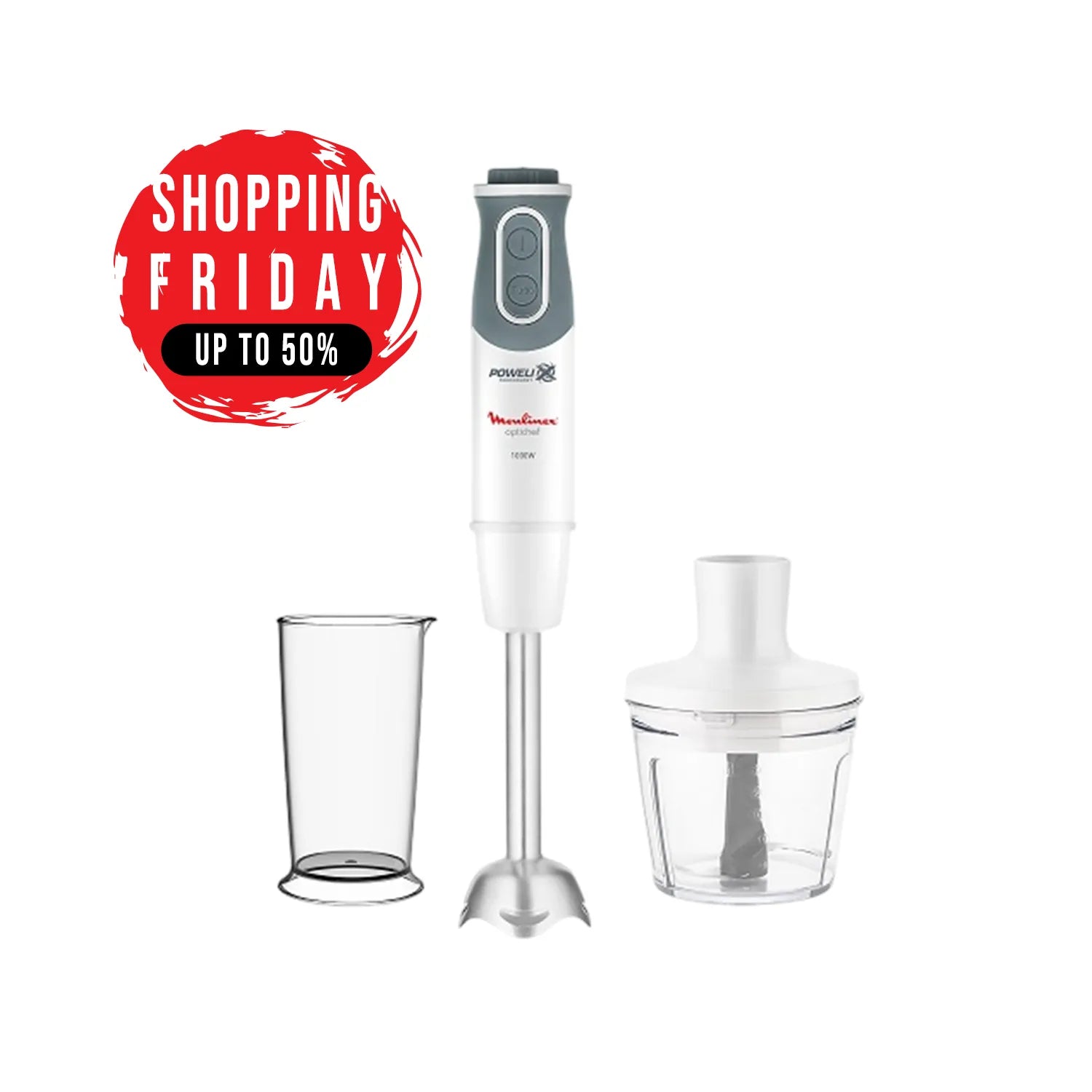 Moulinex Optichef Hand Blender, 1000 Watt, • DD6551EG